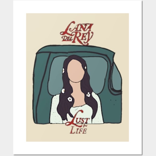 lust life Wall Art by Block Talk